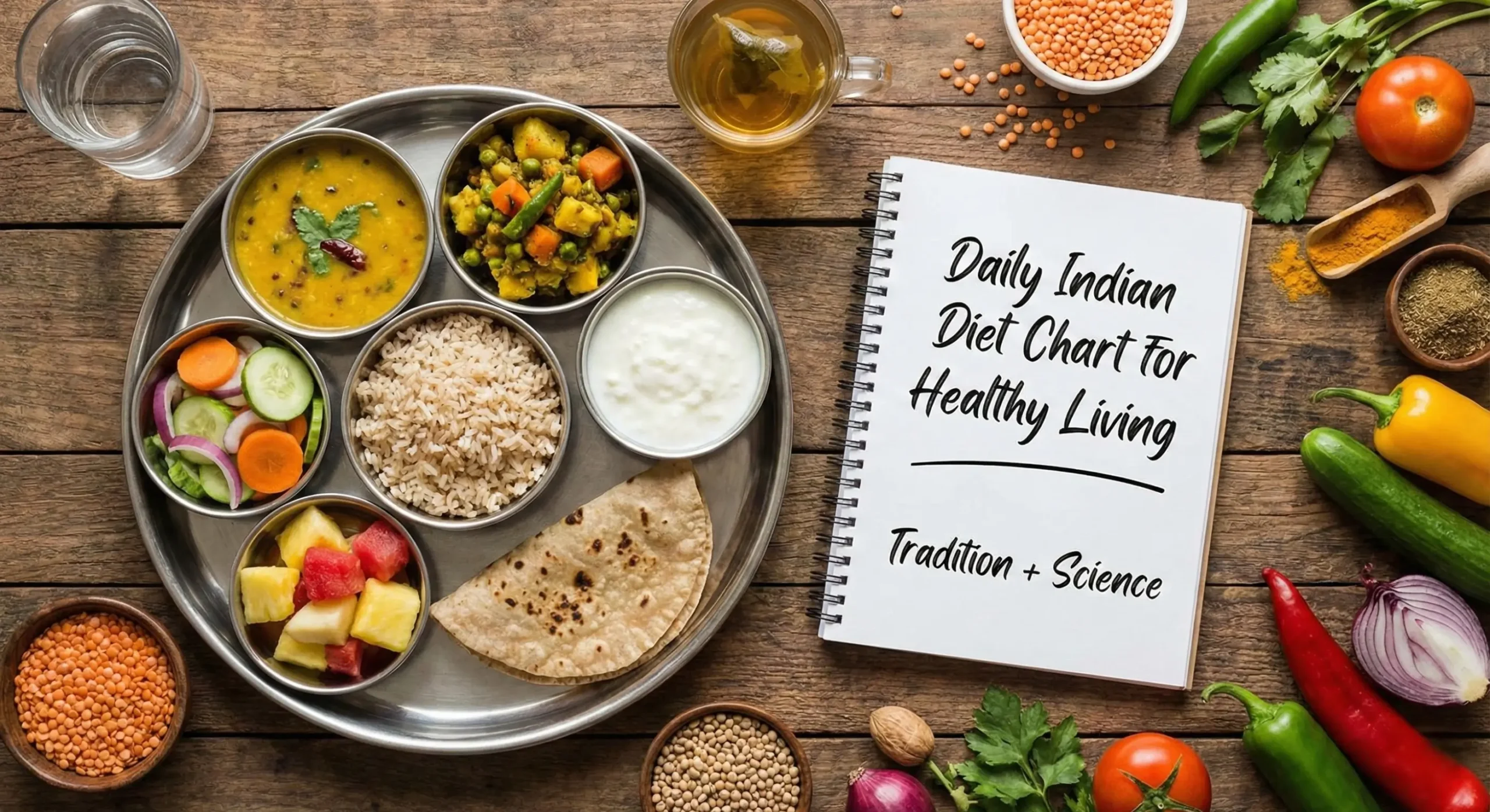 The Ultimate Daily Indian Diet Chart for Healthy Living: Balancing Tradition and Science